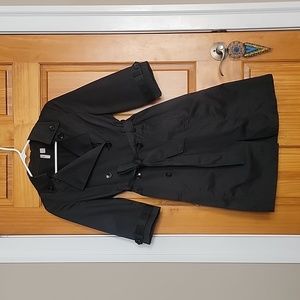 Black trench coat